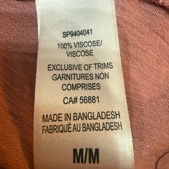 O'Neill Free Spirit Dusty Rose Lace Detail Blouse - Picture 7 of 7